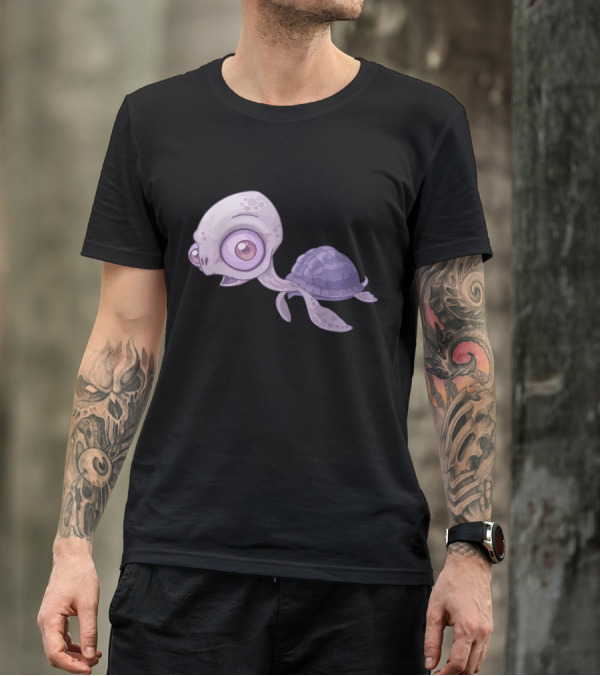 Sea Turtle Cute Baby Ocean Character T-Shirt