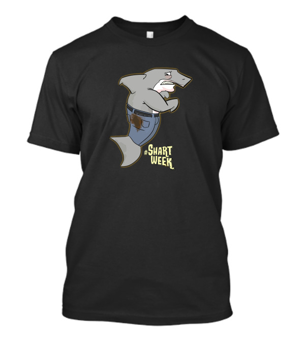 Shart Week Shark In Jeans Funny T-Shirt