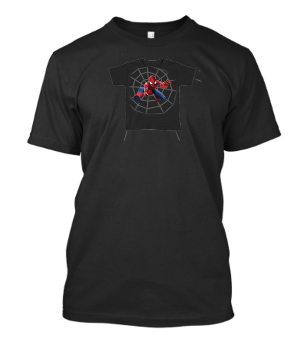 Spider-Man Web Black T-Shirt