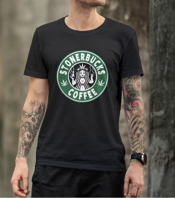 Stonerbucks Coffee Cannabis T-Shirt