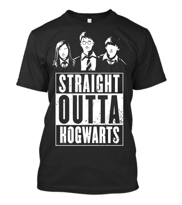 Straight Outta Hogwarts Funny T-Shirt
