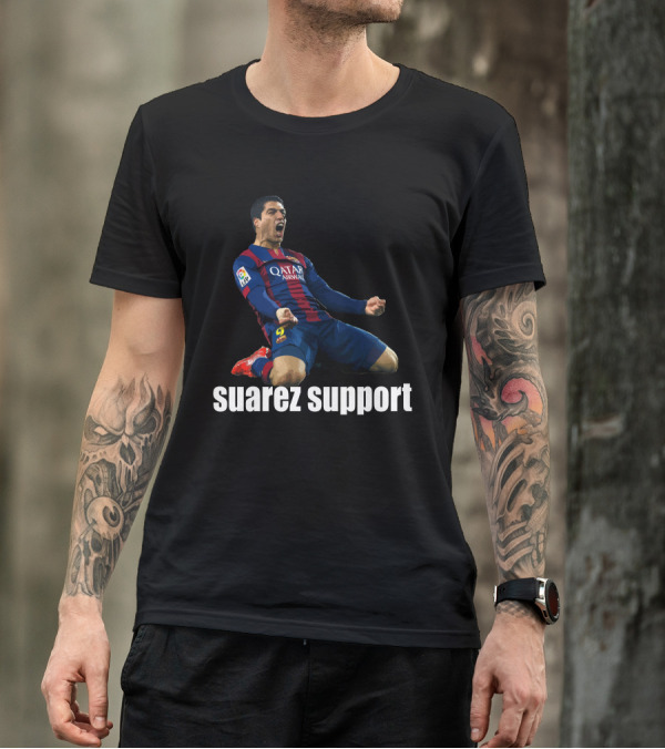 Suarez Support Qatar Airways Celebration Sports T-Shirt