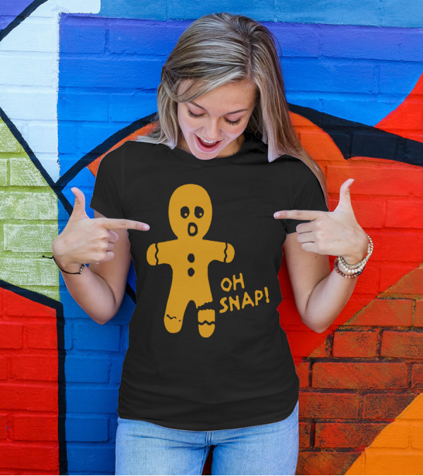 Biscuit Oh Snap Gingerbread Cookie With Broken Leg T-Shirt