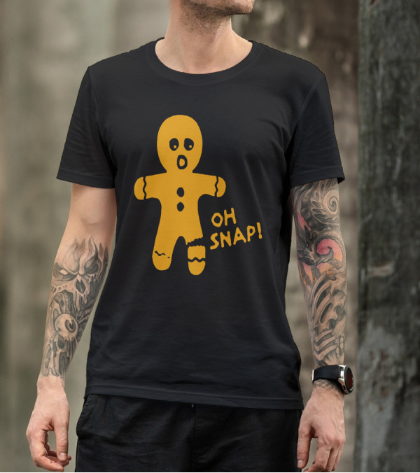 Biscuit Oh Snap Gingerbread Cookie With Broken Leg T-Shirt