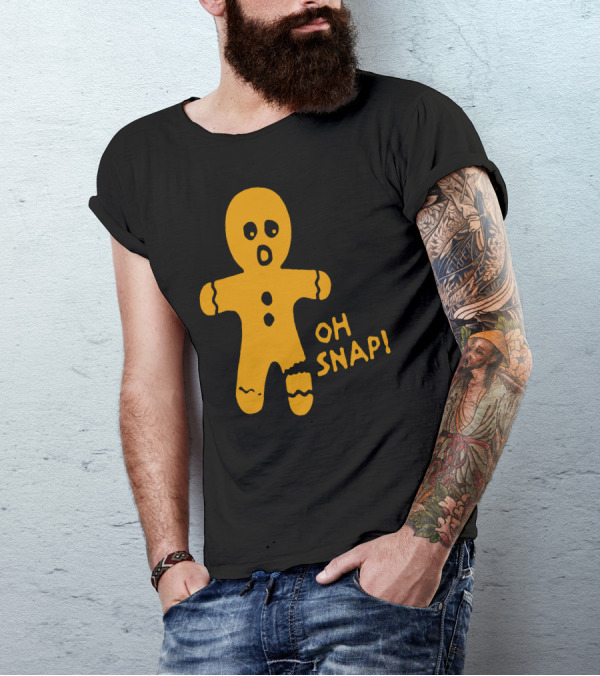 Biscuit Oh Snap Gingerbread Cookie With Broken Leg T-Shirt