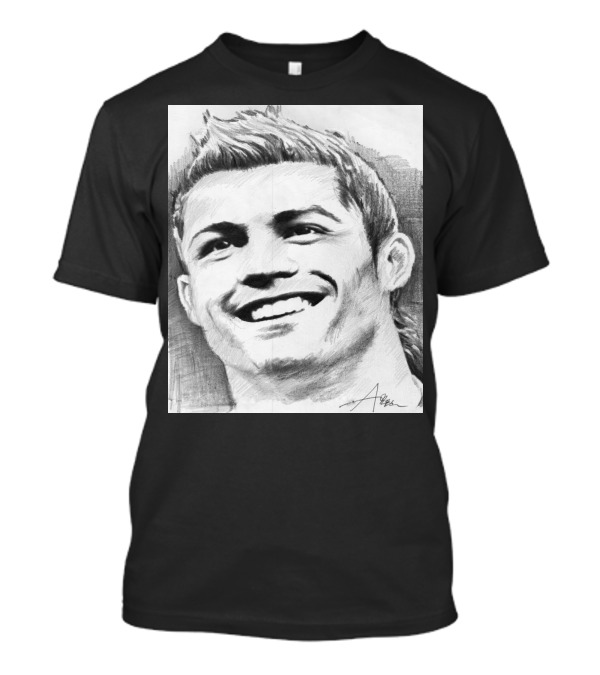 Cristiano Ronaldo CR7 Signature Drawing T-Shirt
