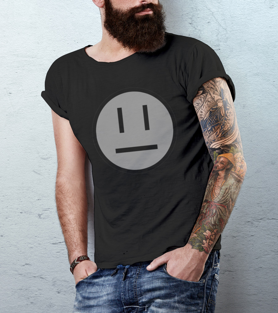 DibS Ghost Minimalist Face T-Shirt