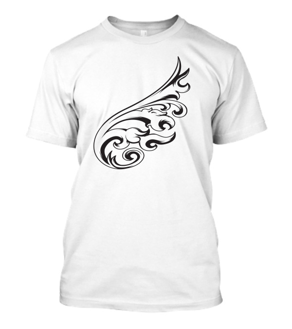 Dragon Tribal Swirl Tattoo T-Shirt