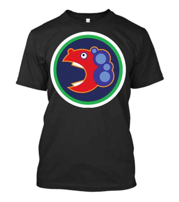 Pac-Man In Vancouver Canucks Style Eating Dots T-Shirt