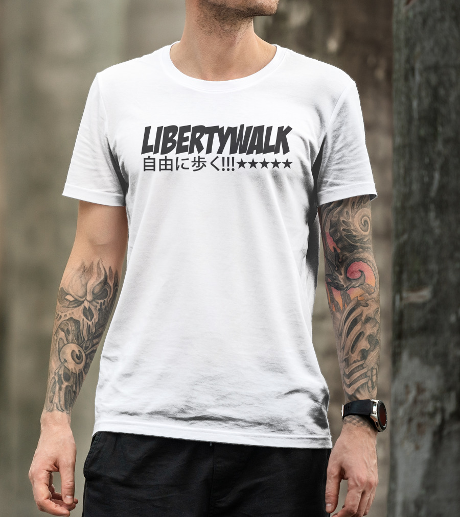 LIBERTYWALK 自由に歩く ★★★★★ T-Shirt