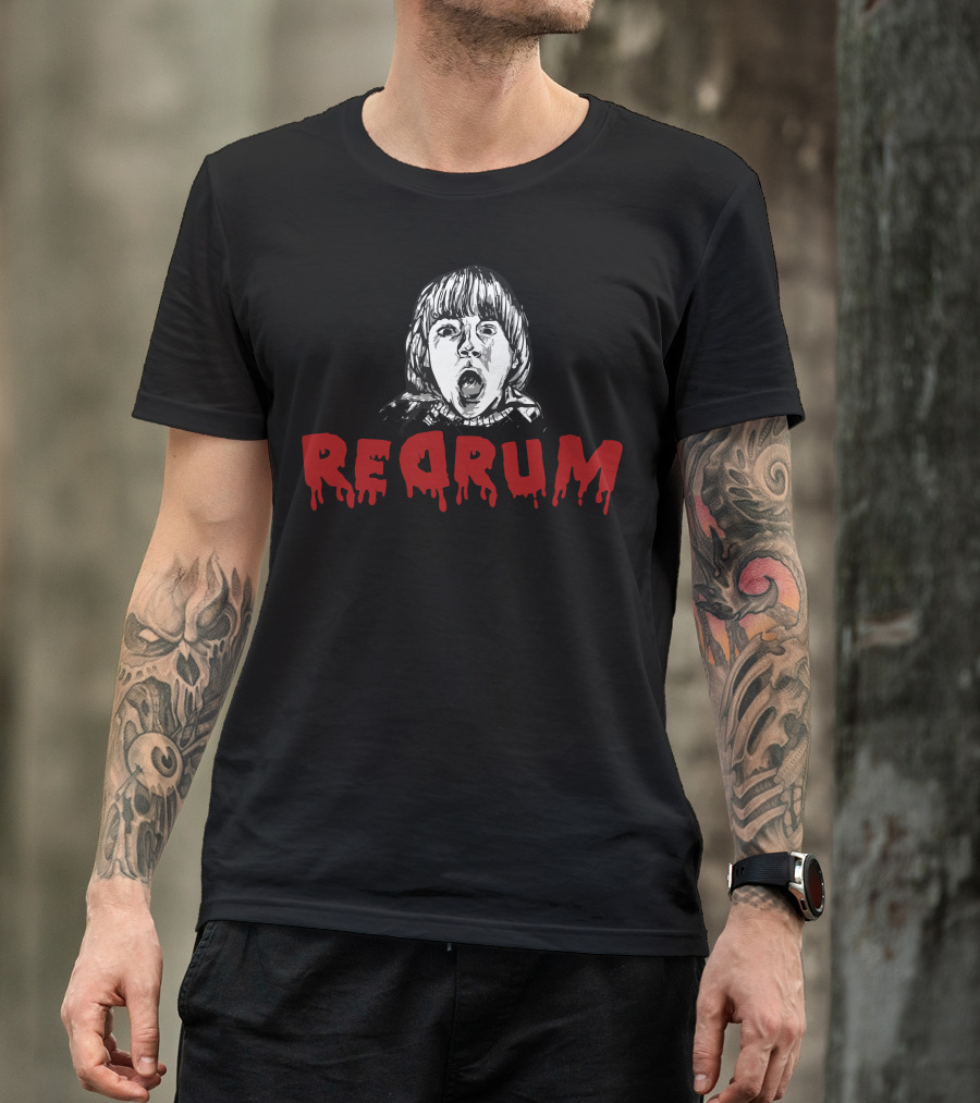 Redrum Danny Scream Horror T-Shirt