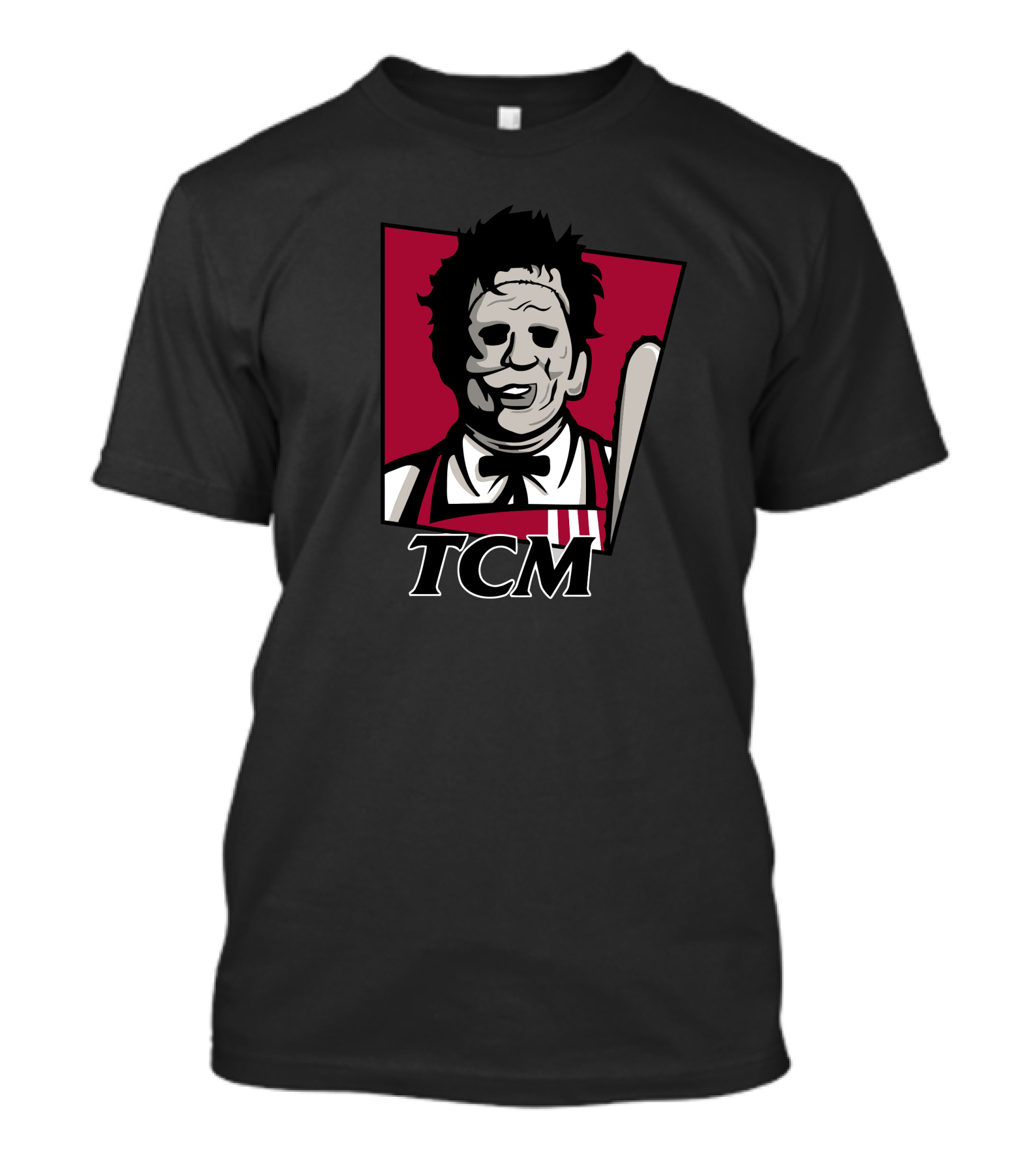 TCM Leatherface Parody Character T-Shirt