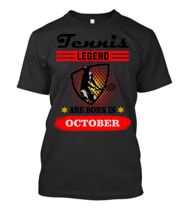 Tennis Legend October Birth Celebrated With Iconic T-Shirt