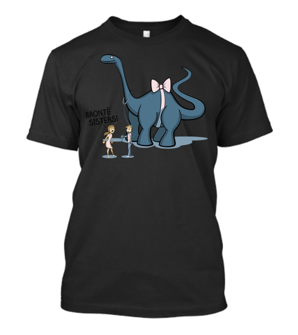 BRONTË SISTERS Dinosaur With Bow T-Shirt
