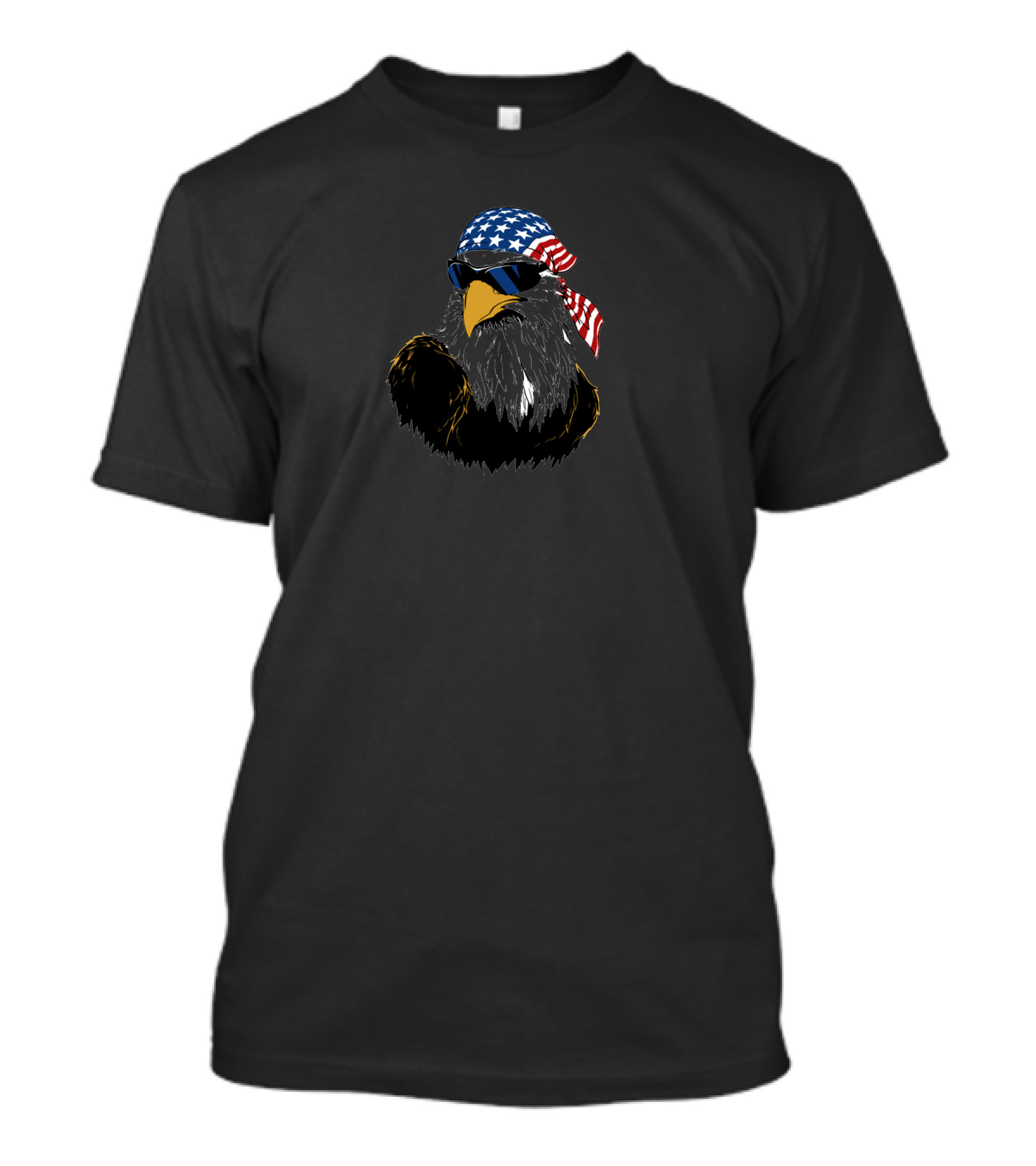 USA Eagle Bandana Sunglasses Patriotic T-Shirt