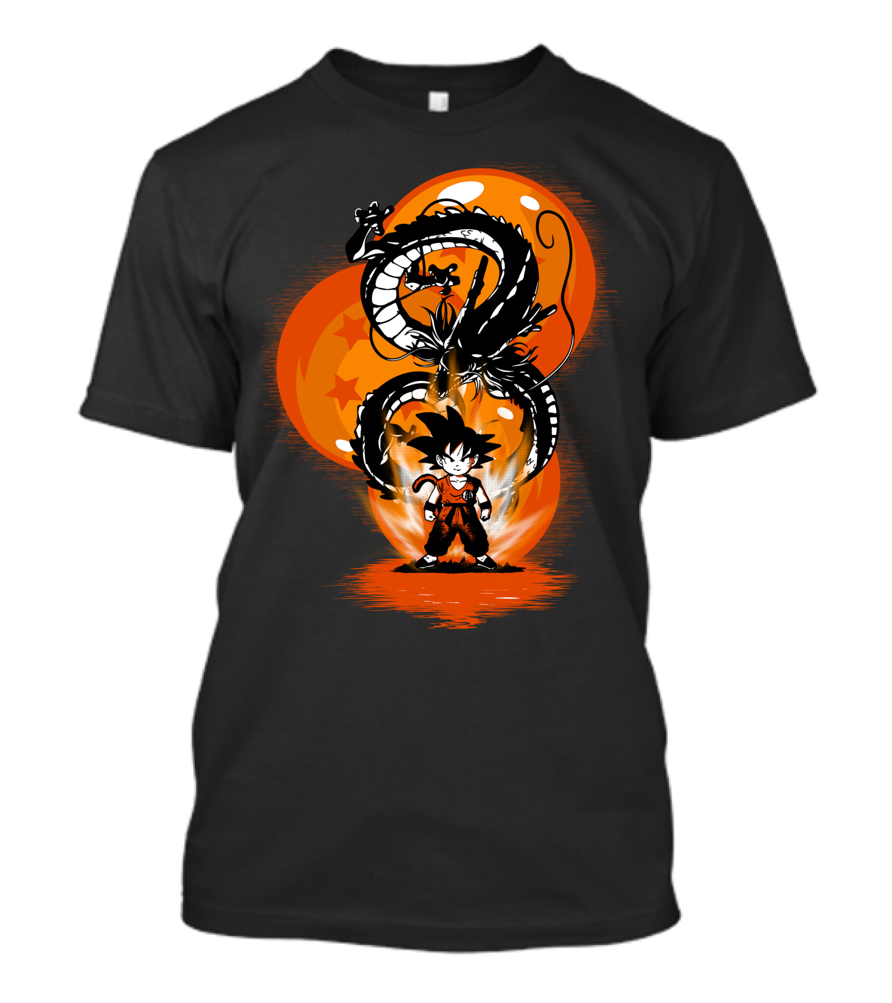 Boy With The Dragon Ball And Dragon Warrior T-Shirt