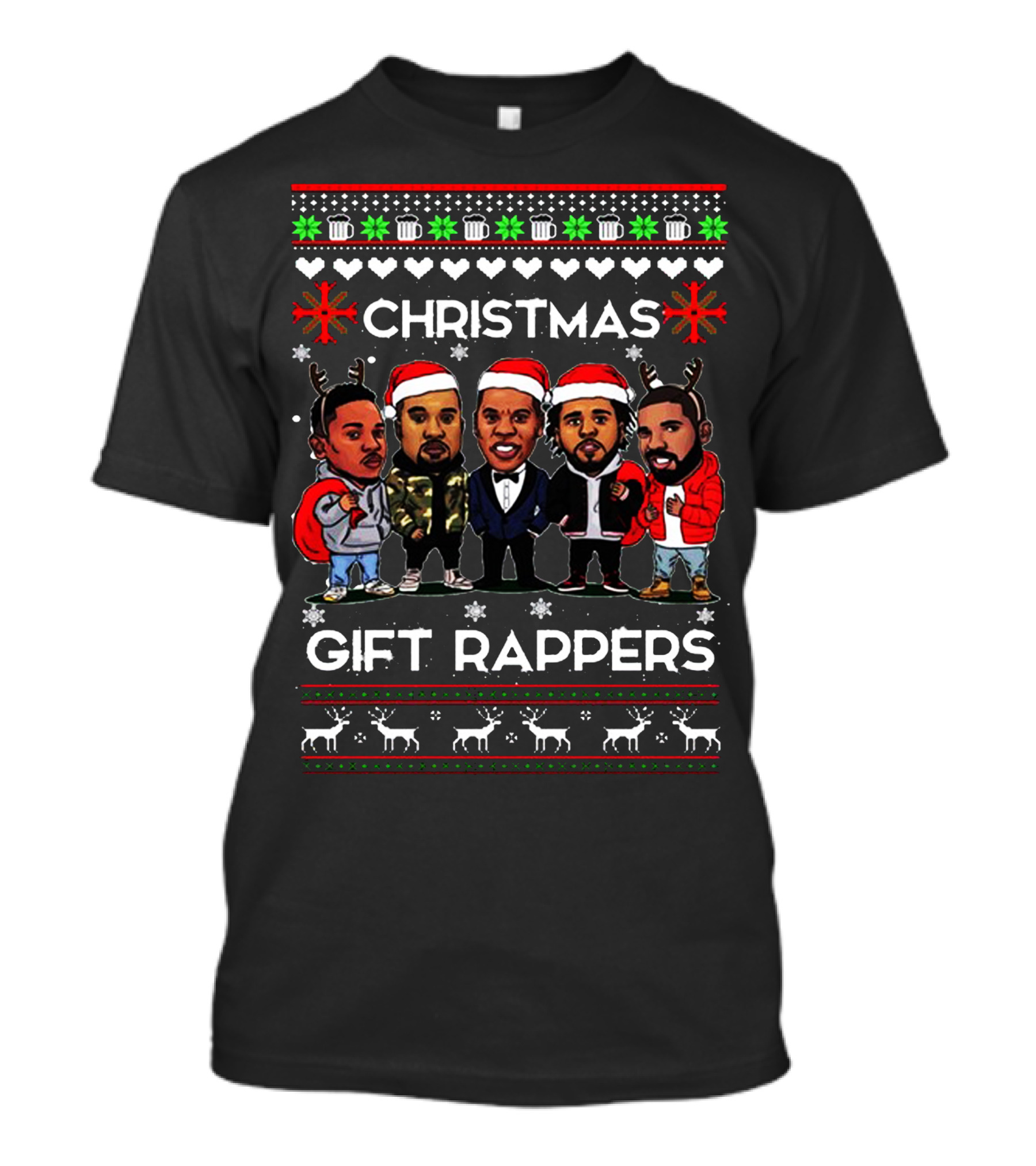 Christmas Gift Rappers Holiday T-Shirt