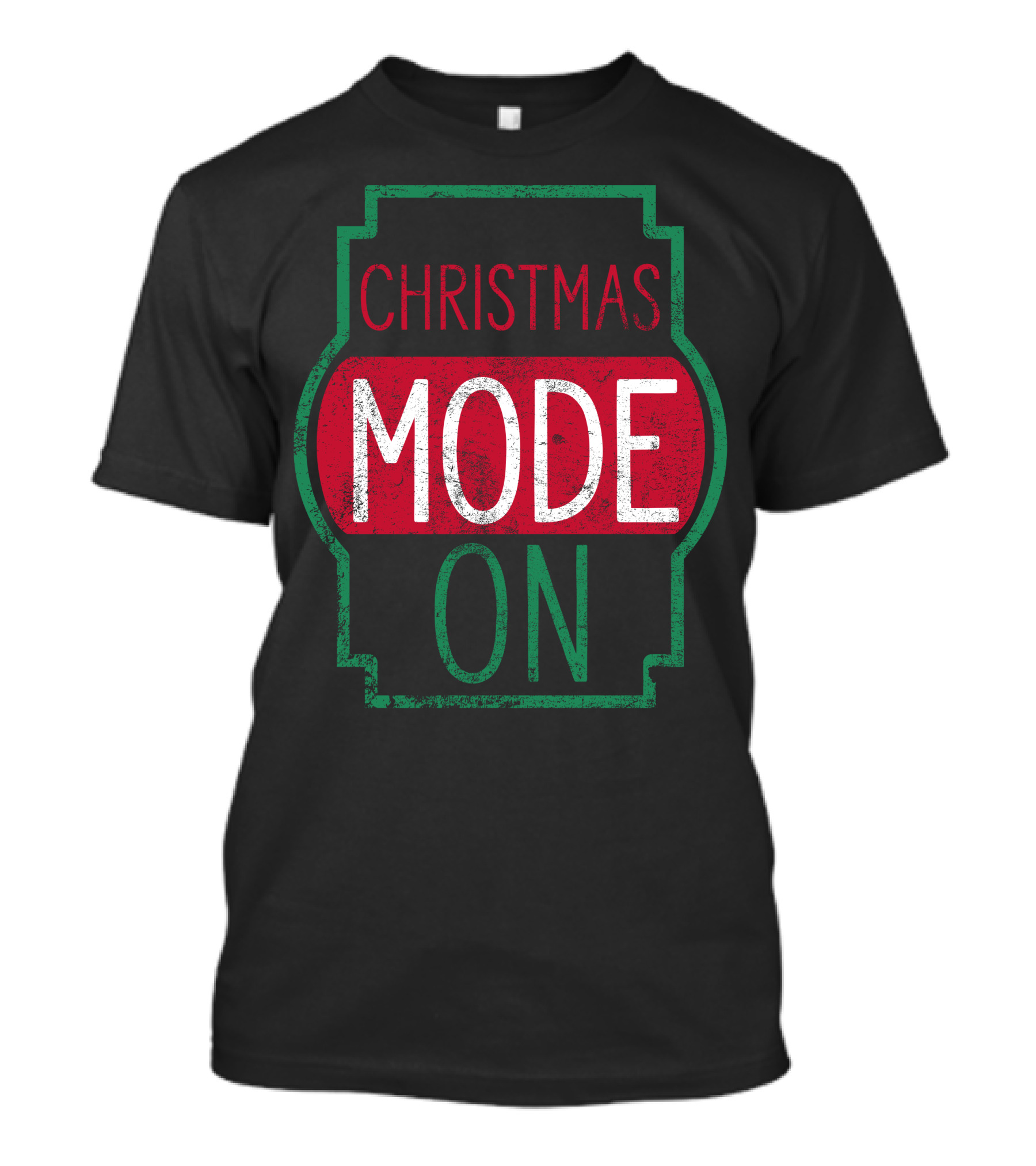 Christmas Mode On Vintage Festive Vibes T-Shirt