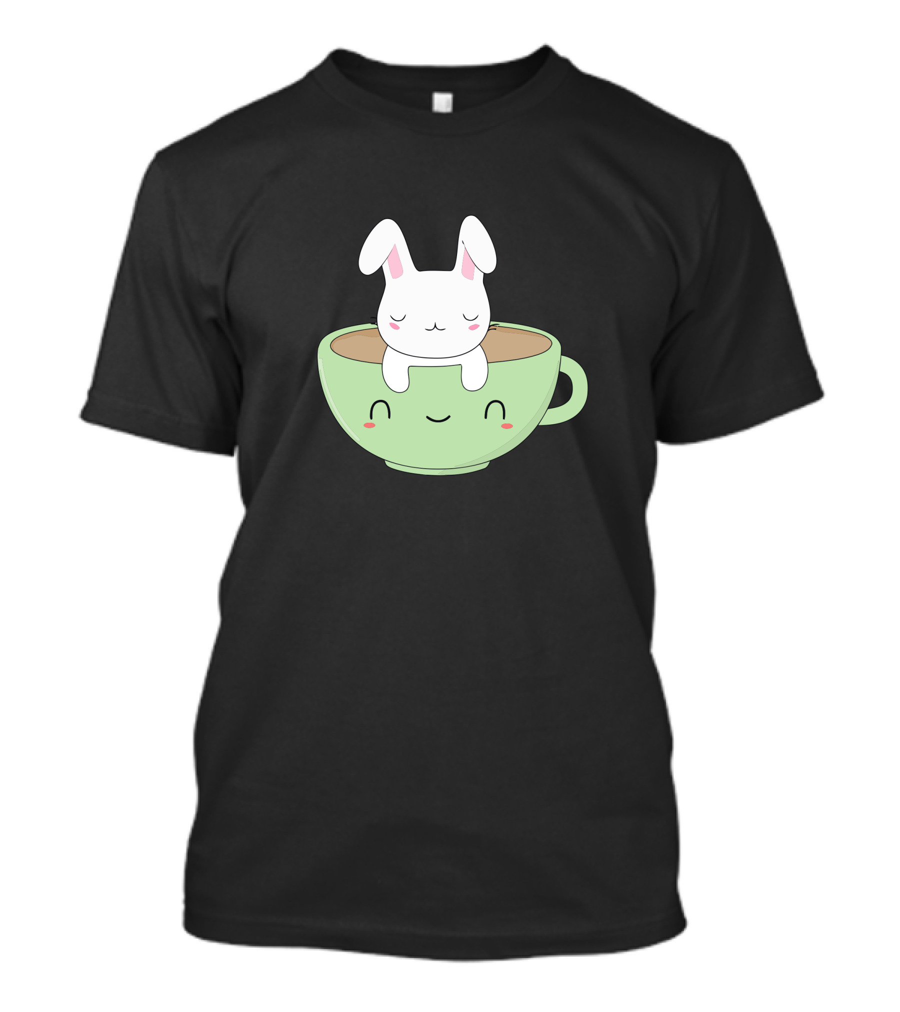 Kawaii Coffee Cup Bunny Cute And Adorable T-Shirt