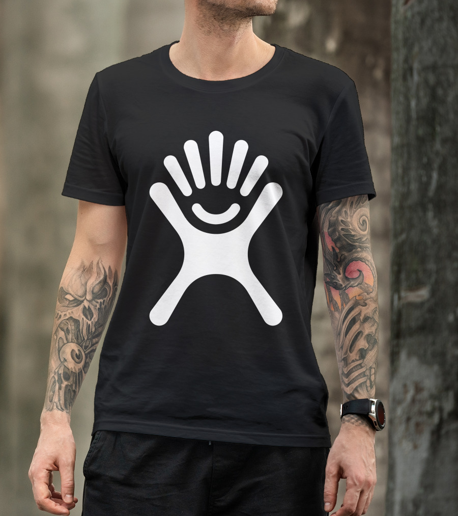 Hydro Flask Hand And Smile T-Shirt