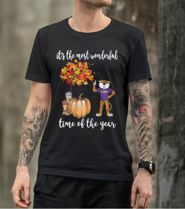 It's The Most Wonderful Time Of The Year LSU Tigers Fall Vibes T-Shirt