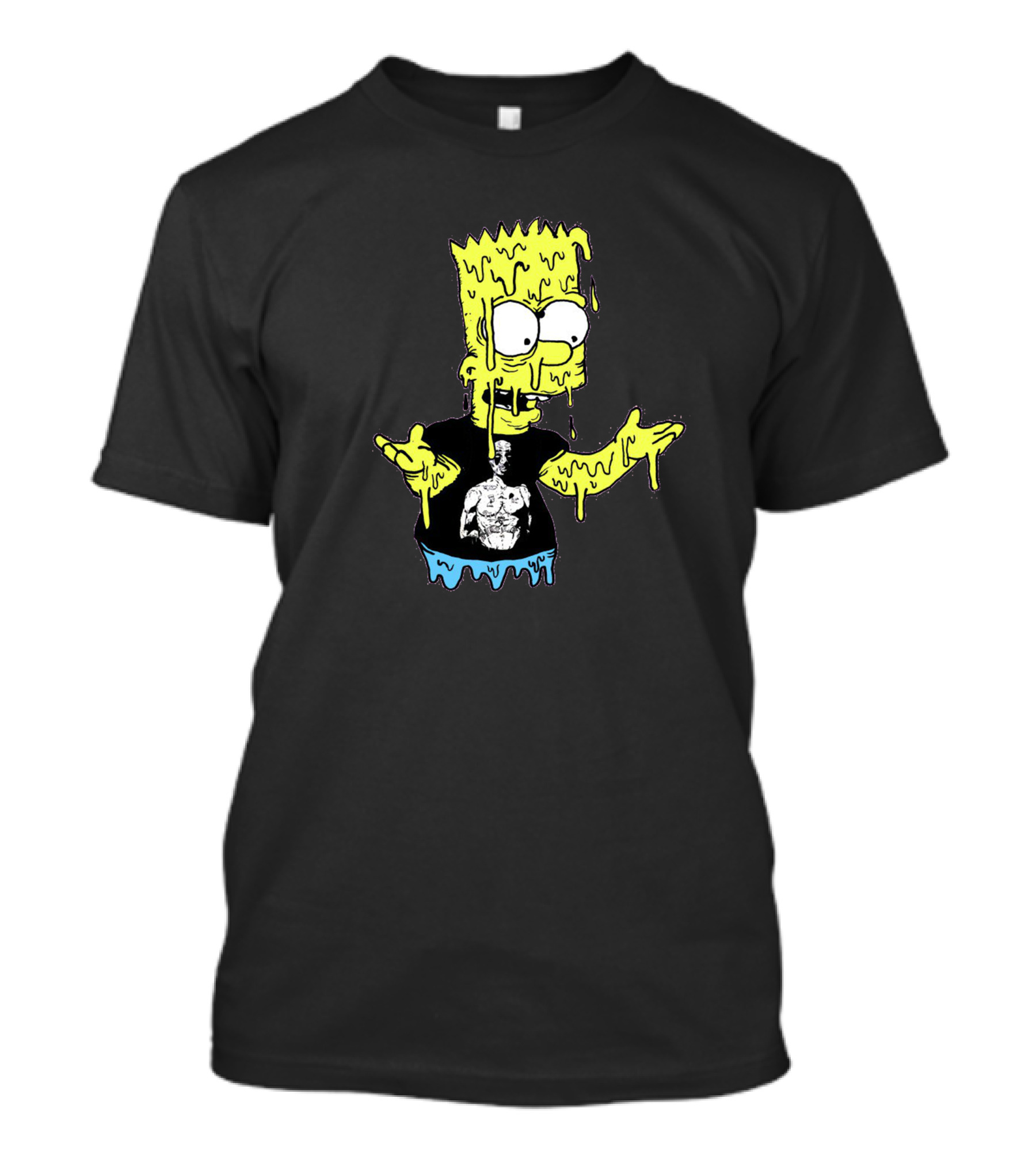 Melty Bart With Skeleton Shirt Dripping T-Shirt