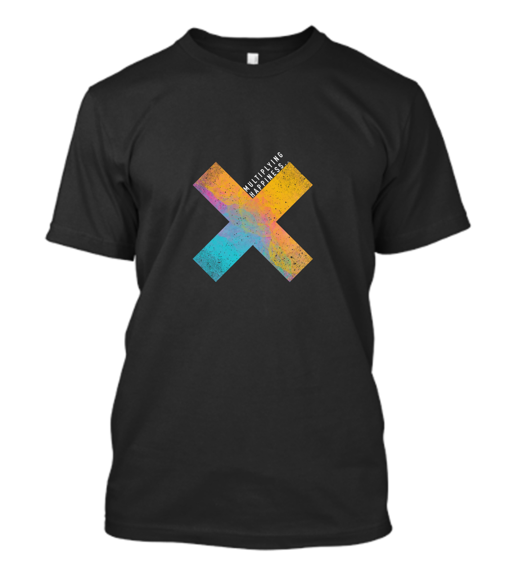 Multiplying Happiness Colorful X T-Shirt