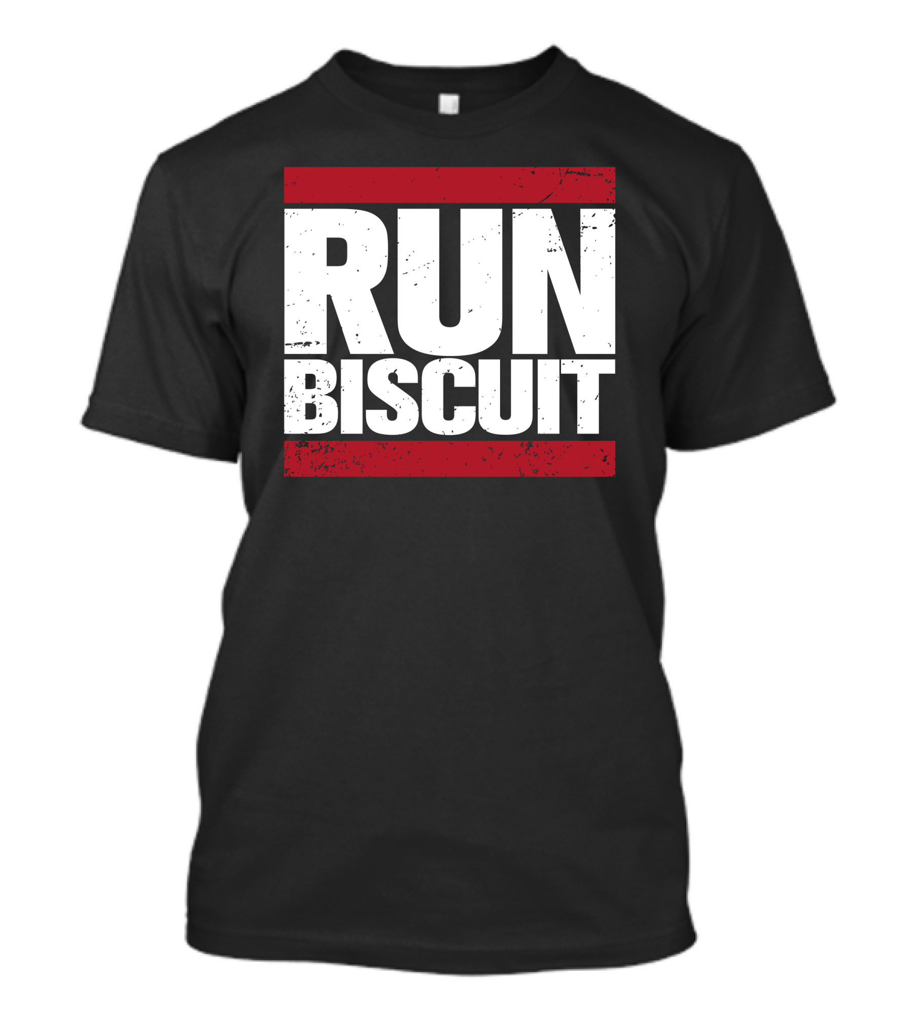 Run Biscuit Bold Distressed T-Shirt