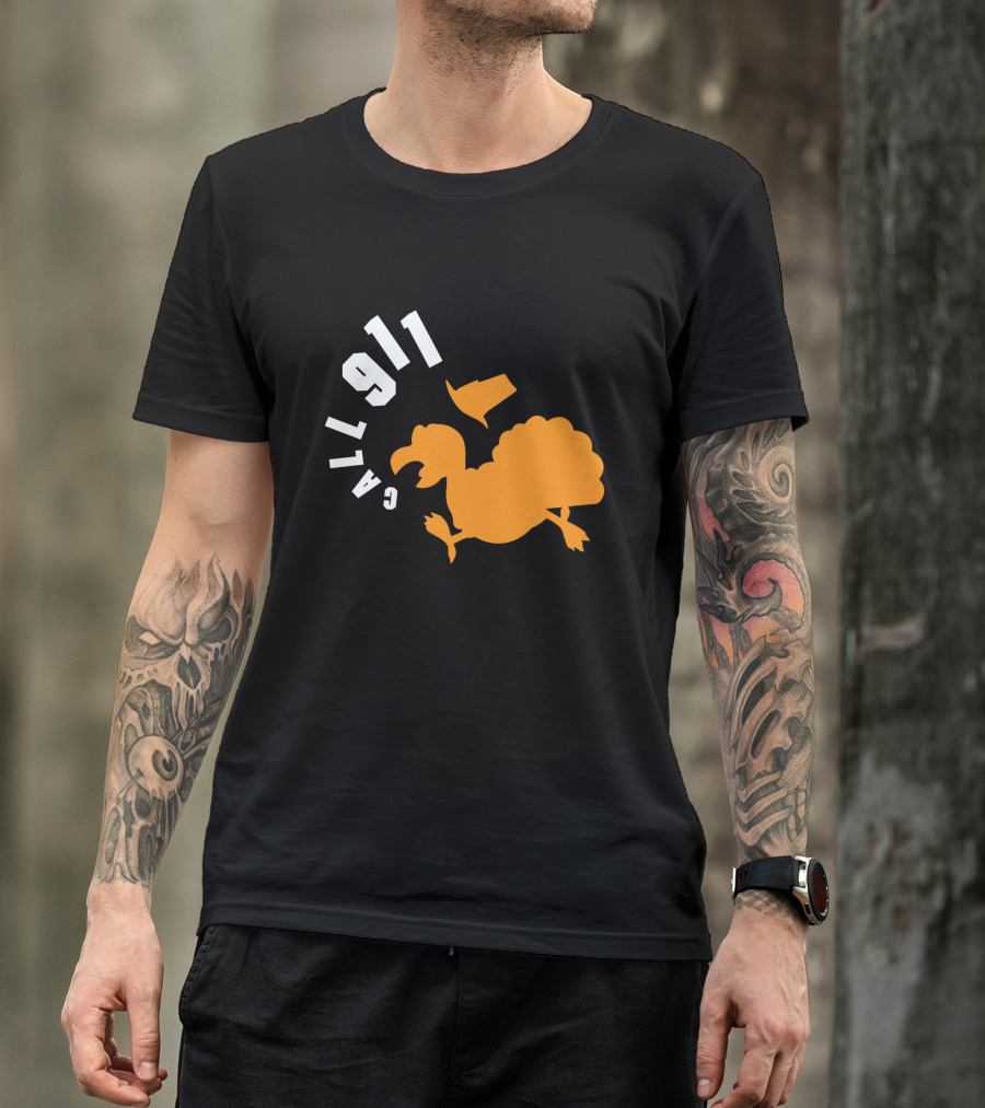 Call 911 Turkey Emergency T-Shirt