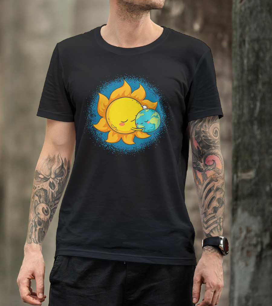 You Warm My Heart Sun Hugging Earth T-Shirt