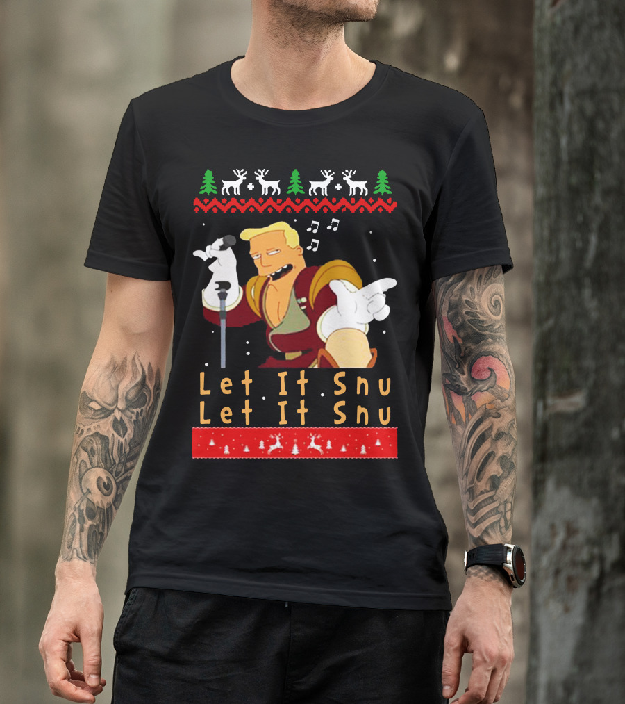 Zapp Brannigan Let It Snu Christmas Singing T-Shirt