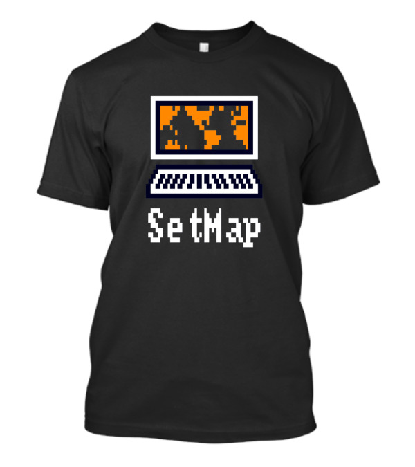 Setmap Retro AmigaOS 13 Style Pixel Graphics T-Shirt
