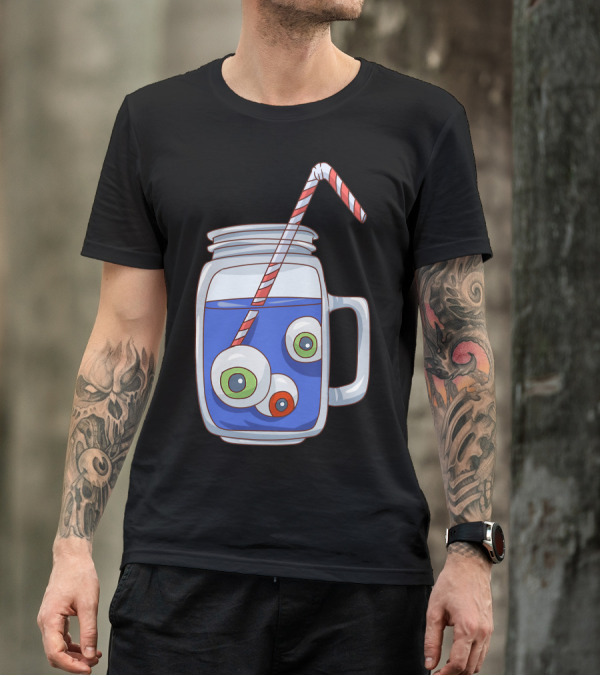 Celebrate With Eyeball Cocktail Halloween Drink T-Shirt