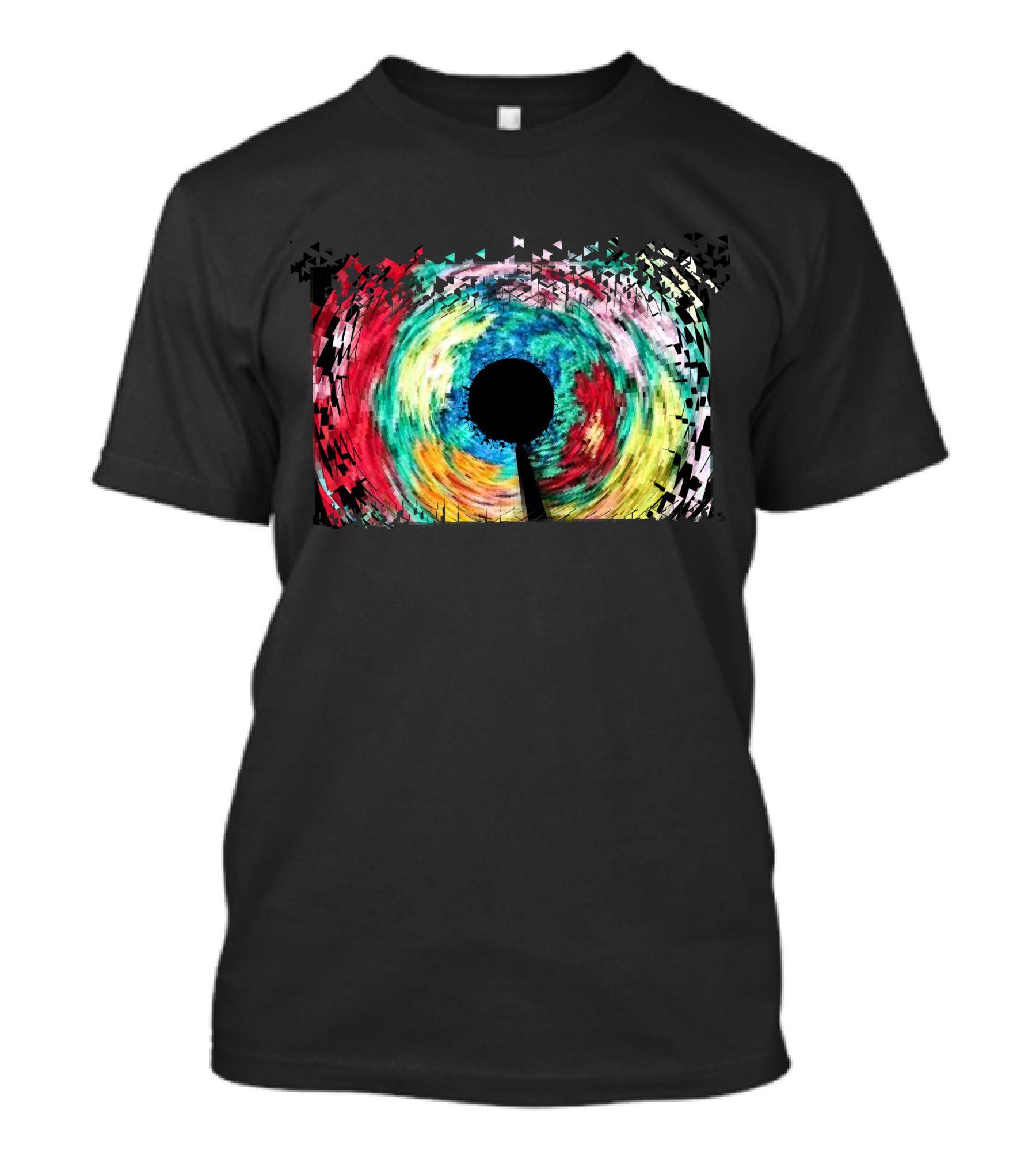 Colors Of Nature Kaleidoscope Spiral Tree Explosion T-Shirt
