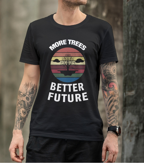 More Trees Better Future Vintage Tree T-Shirt