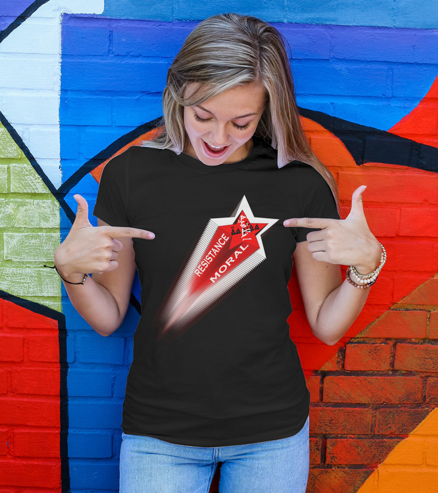 RESISTANCE MORAL VICTORY STAR T-Shirt