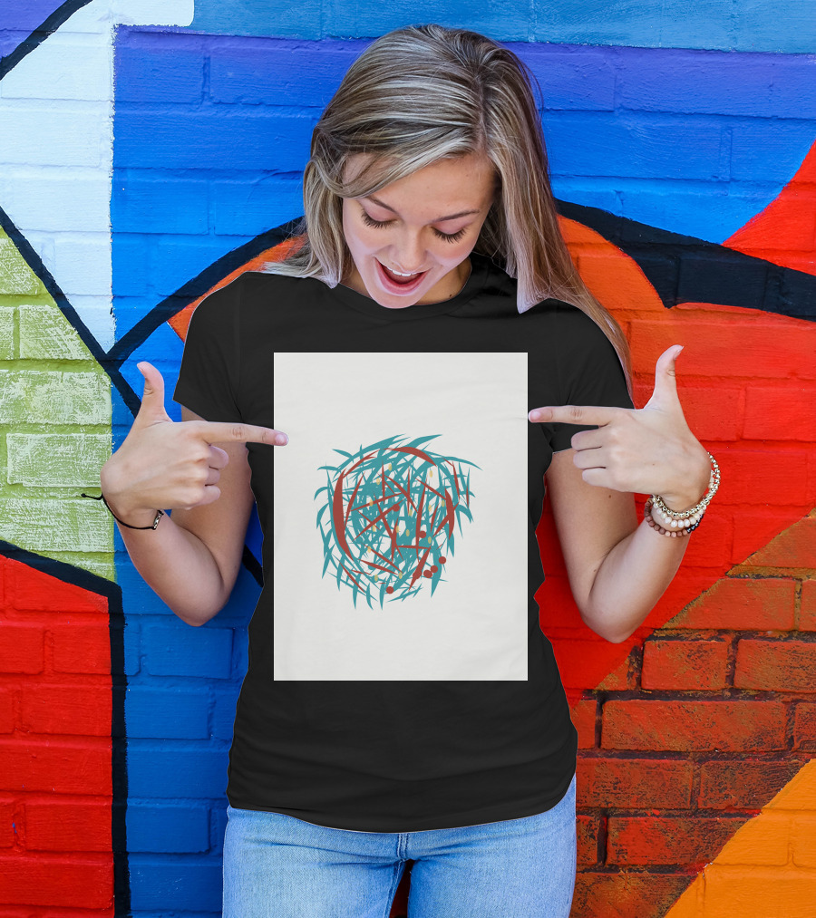 Zakhrafa Vibrant Geometric Art 1222531198 T-Shirt