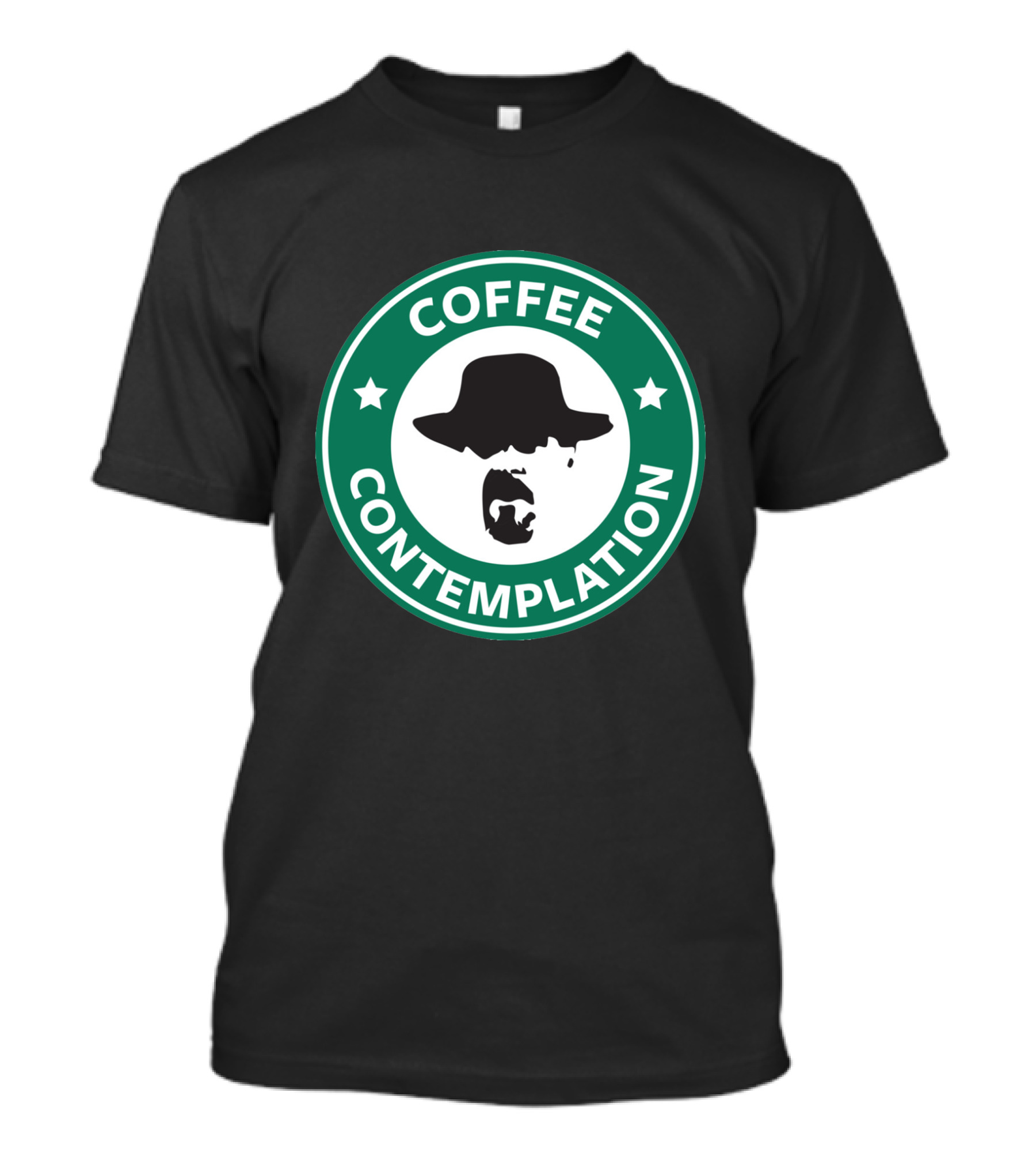 Coffee And Contemplation Heisenberg Parody Star T-Shirt