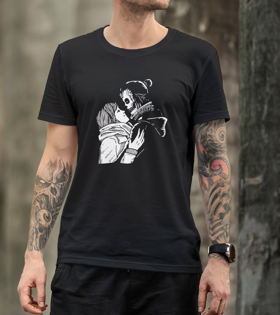 Dance With The Devil Skeleton Embrace T-Shirt