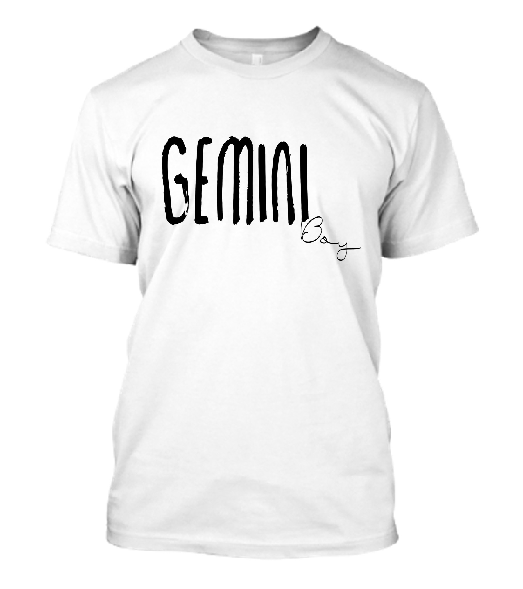 Gemini Boy Zodiac Sign Cosmic Representation T-Shirt