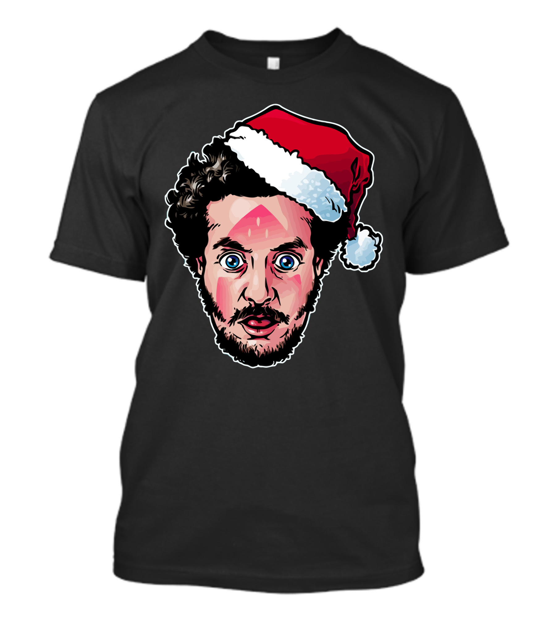 Home Alone Marv Santa Hat Christmas T-Shirt