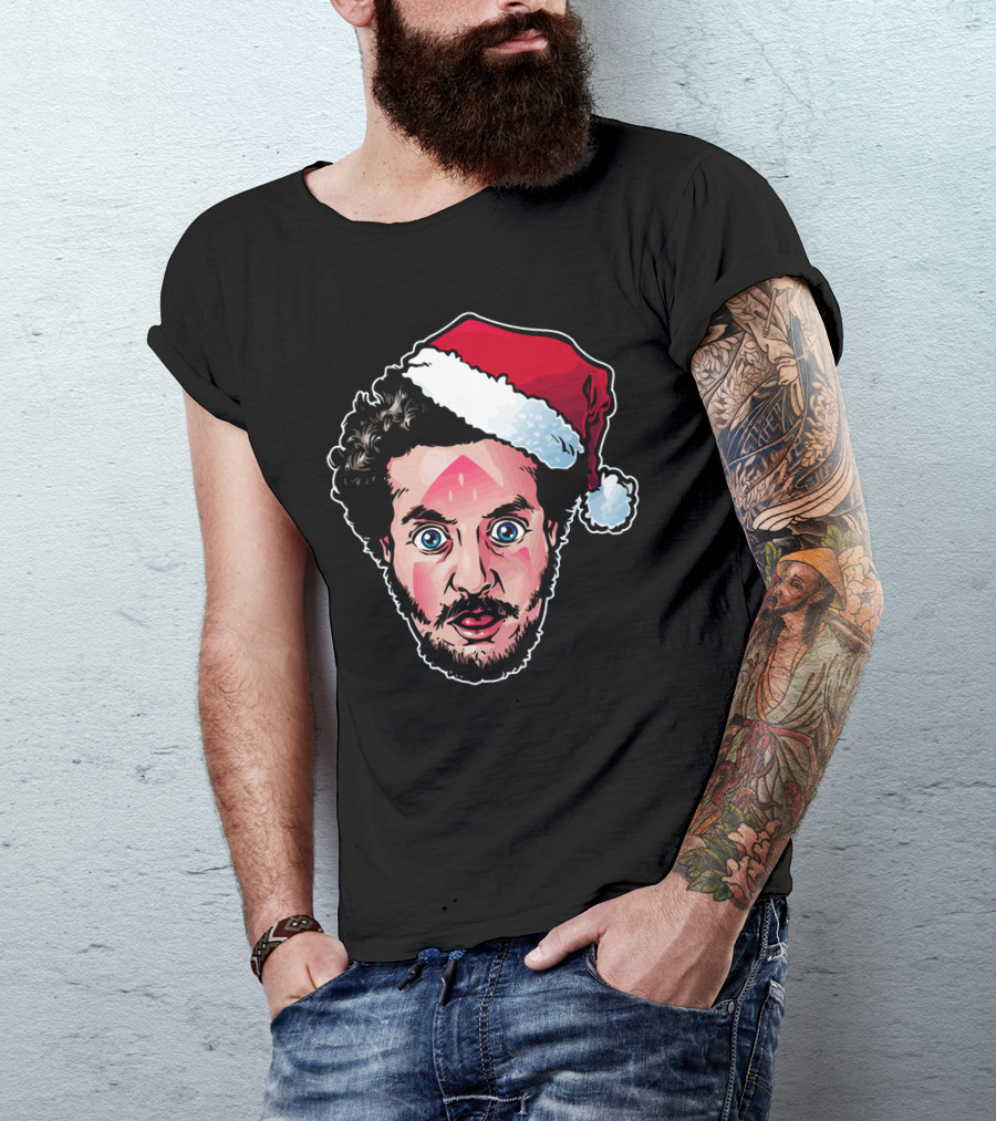 Home Alone Marv Santa Hat Christmas T-Shirt