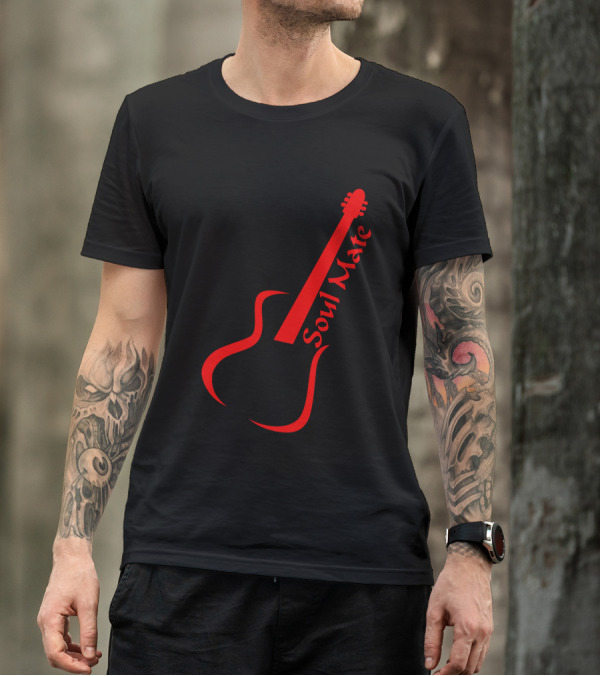 Soul Mate Red Guitar T-Shirt