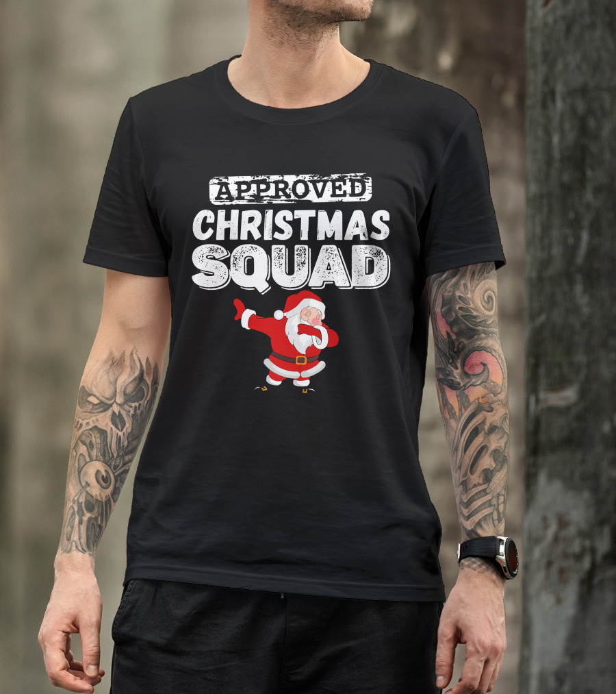 Approved Christmas Squad Santa Dab T-Shirt