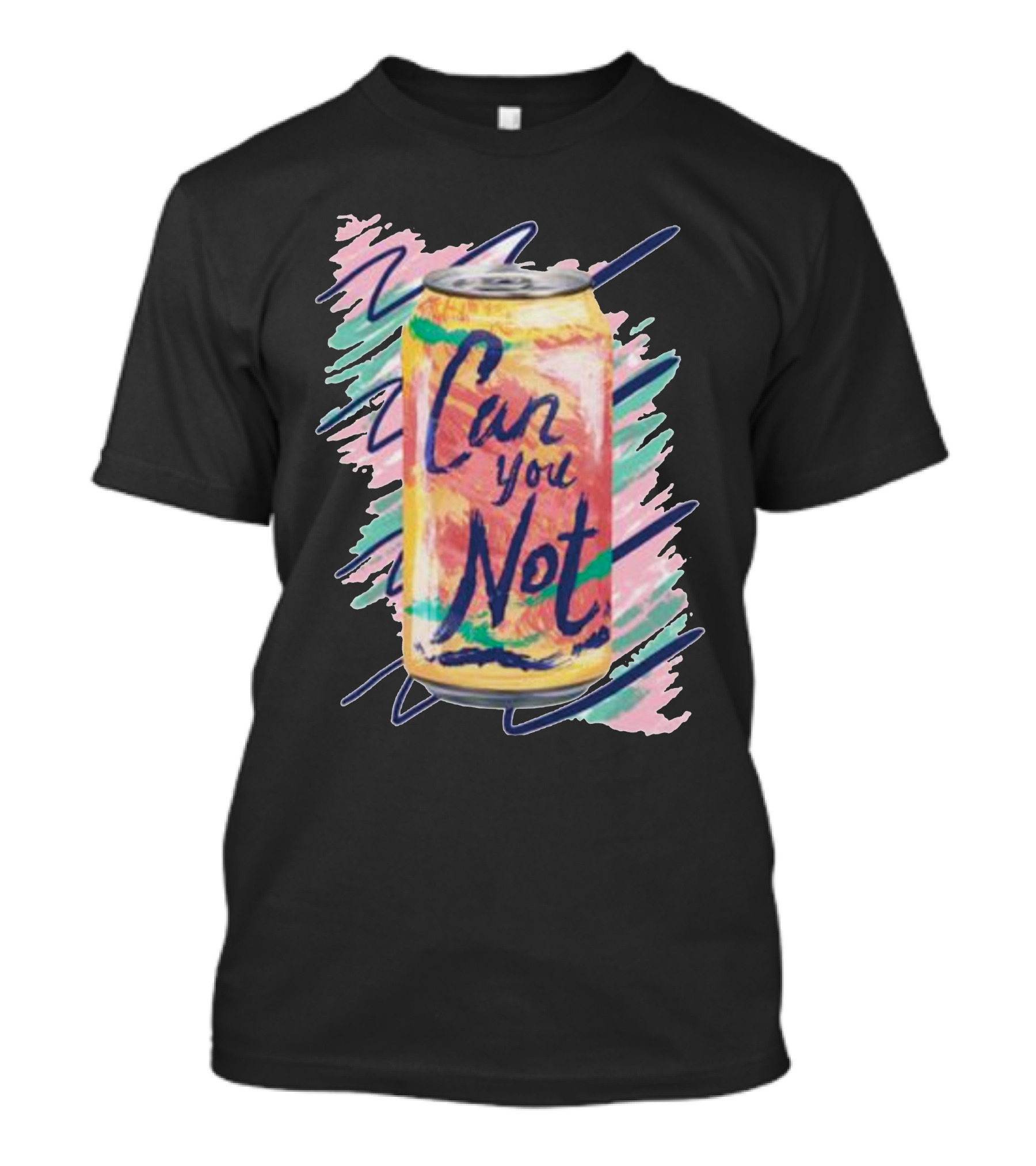 Can You Not Drink Merch Vintage Abstract Can T-Shirt