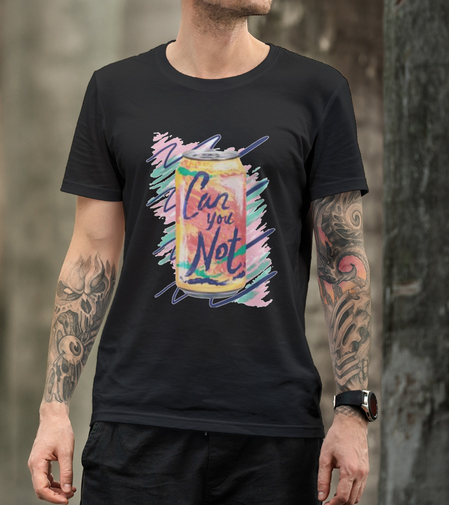Can You Not Drink Merch Vintage Abstract Can T-Shirt