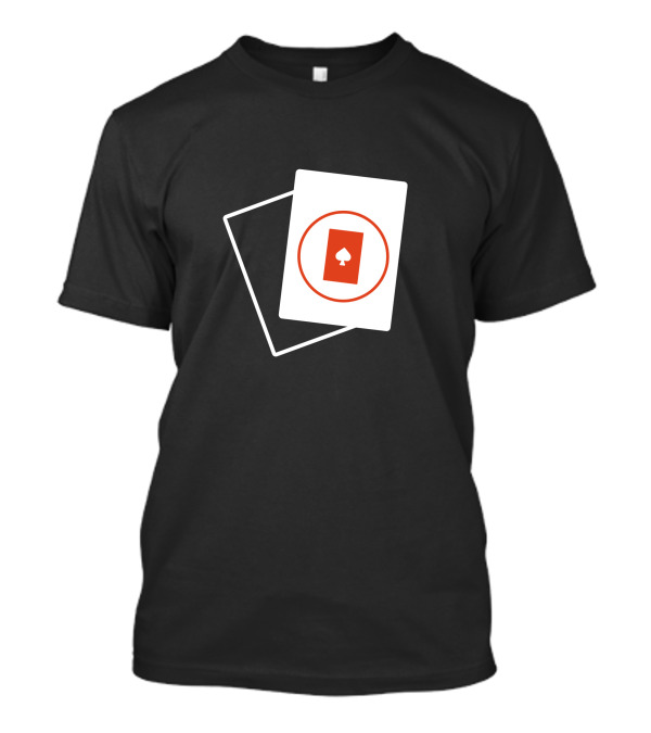 Squares Spade Card T-Shirt
