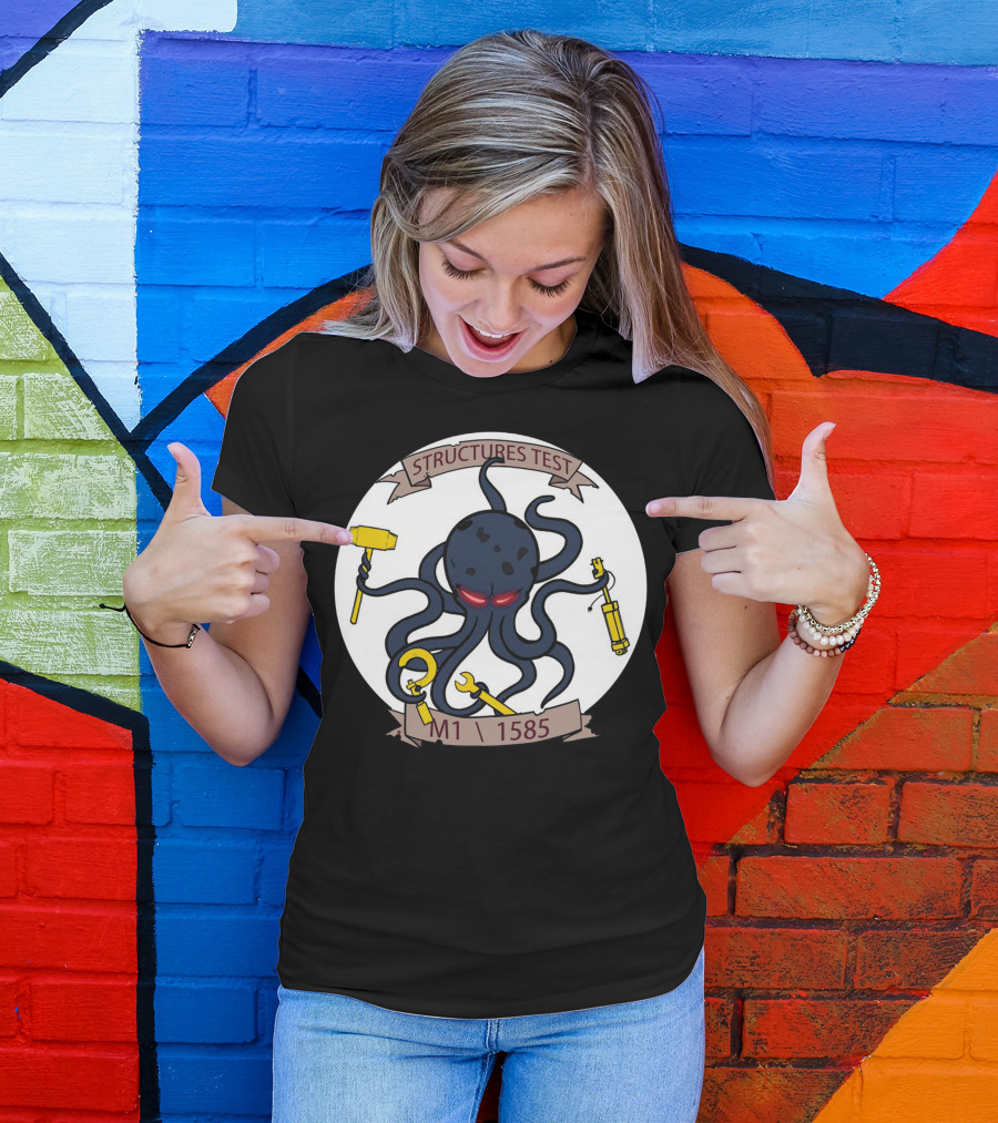 STRUCTURES TEST M1 1585 OCTOPUS WITH TOOLS T-Shirt