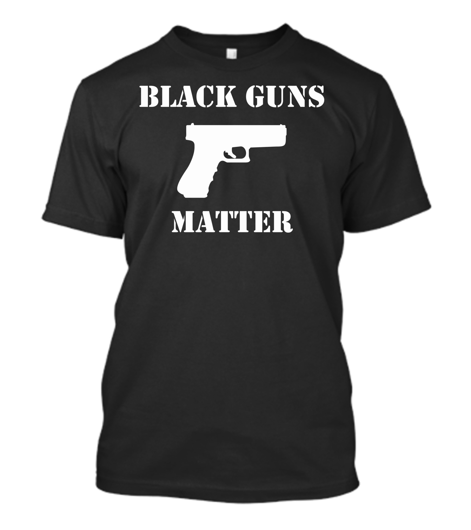 Black Guns Matter Glock Pistol T-Shirt