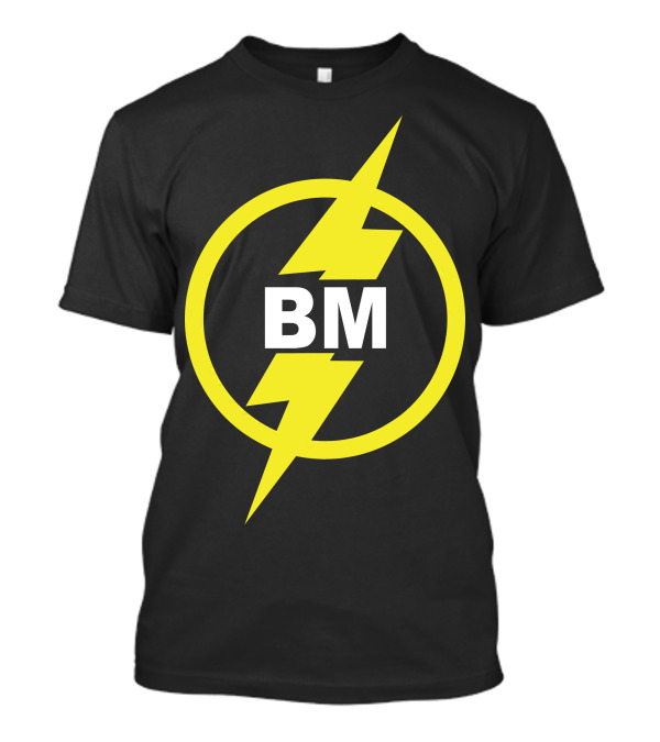 Best Man Bachelor Party Vegas Vintage BM Logo Lightning Bolt T-Shirt